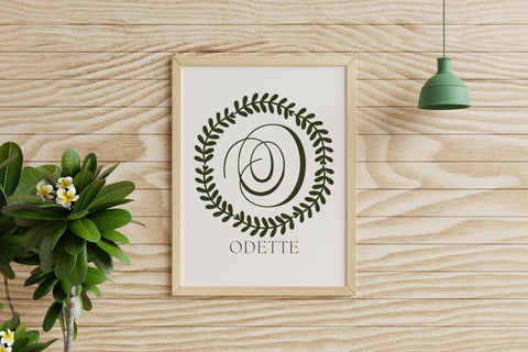 Fernessa Monogram Font Dm Letter Studio 