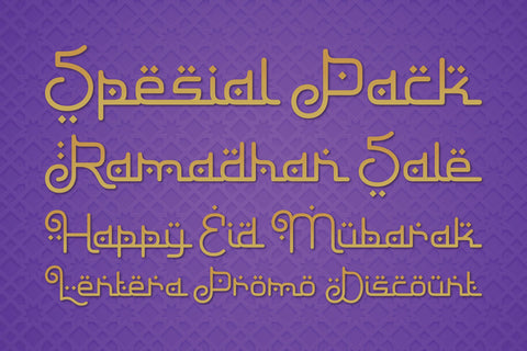 Festival Display Font ahweproject 