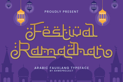 Festival Display Font ahweproject 