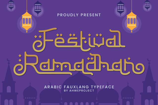 Festival Display Font ahweproject 