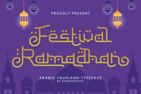 Festival Display Font ahweproject 