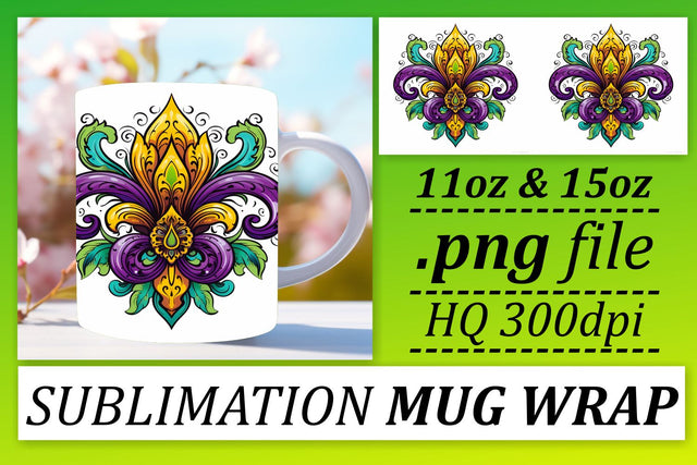 Festive 11oz and 15oz Mug Wrap Sublimation afrosvg 