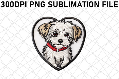 Festive 3D Love Embroidery Graphics Sublimation afrosvg 