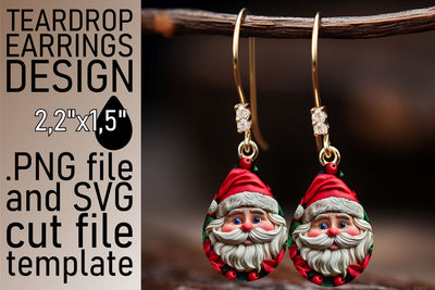 Festive 3D Santa Tumbler Wrap | 20oz Holiday Sublimation Sublimation afrosvg 