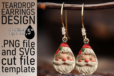 Festive 3D Santa Wrap | 20oz Christmas Tumbler Design Sublimation afrosvg 