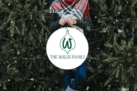 Festive AF Christmas Ornament Font Font Beck McCormick 