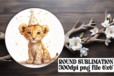 Festive Animal Celebration Circles Sublimation afrosvg 