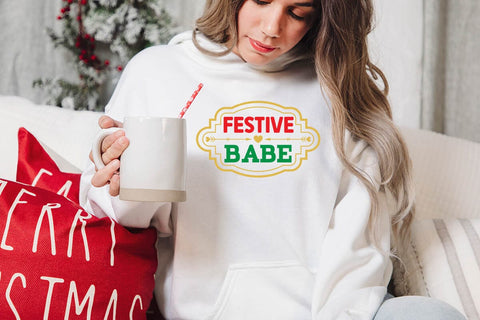 Festive babe SVG Angelina750 