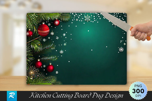 Festive Background Cutting Board Sublimation Regulrcrative 