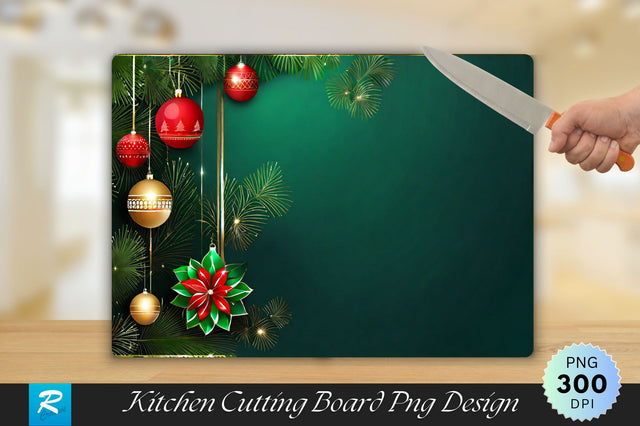 Festive Background Cutting Board Sublimation Regulrcrative 
