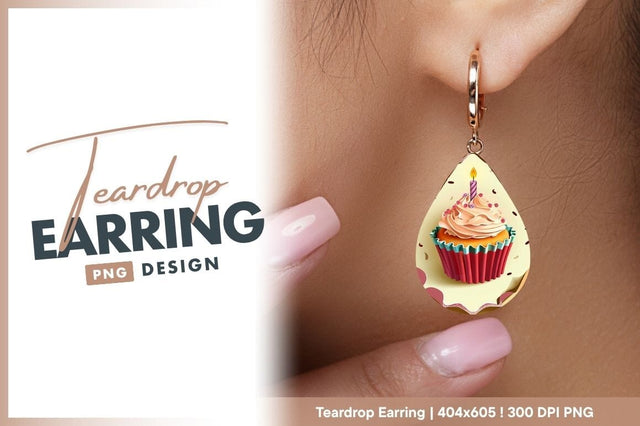 Festive birthday cupcake with candle and sprinkles Sublimation Regulrcrative 