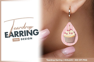 Festive birthday cupcake with candle illustration Sublimation Regulrcrative 