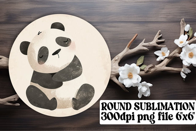 Festive Boho Animal Sublimation Essentials: Round Ornaments Sublimation afrosvg 