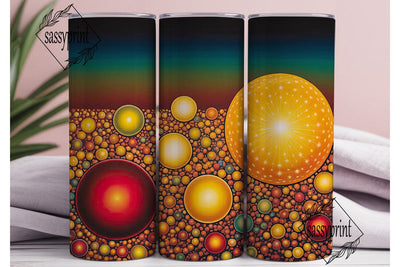 Festive Bokeh Lights 20oz Tumbler Wrap Sublimation sassyprint 