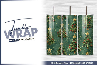 Festive christmas tree pattern background Sublimation Regulrcrative 