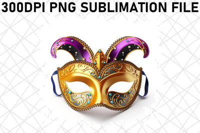 Festive Clipart Set: Mardi Gras Theme Delights Sublimation afrosvg 