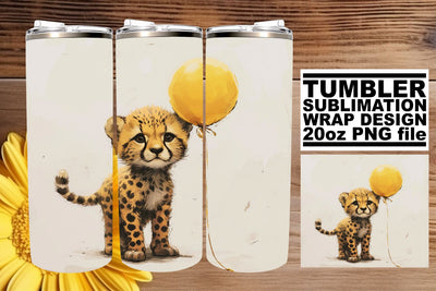 Festive Creature Fiesta: Sublimation Tumbler Wrap Sublimation afrosvg 