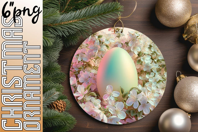 Festive Easter Circle Ornaments - Sublimation Assortment Sublimation afrosvg 