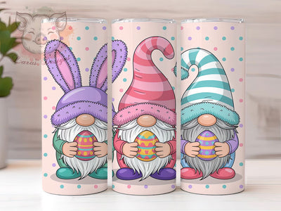 Festive Easter Egg Gnome Tumbler, Cute Easter Tumbler, Stylish 20oz Wrap, Sublimation Design, Trendy Gift Idea, Holiday Gnome Wrap, Festive Easter Egg Tumbler Sublimation Lara' s Designs 