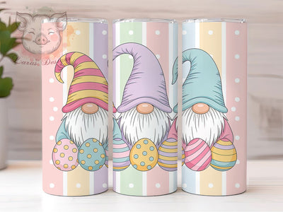 Festive Easter Egg Gnome Tumbler, Cute Easter Tumbler, Stylish 20oz Wrap, Sublimation Design, Trendy Gift Idea, Holiday Gnome Wrap, Festive Easter Egg Tumbler Sublimation Lara' s Designs 