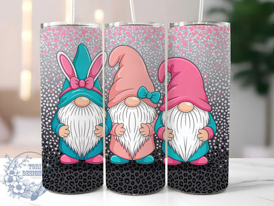 Festive Easter Gnome Bunny Tumbler, Cute Bunny Tumbler, Stylish 20oz Wrap, Sublimation Design, Trendy Gift Idea, Holiday Bunny Wrap, Festive Easter Gnome Tumbler Sublimation ToriDesigns 