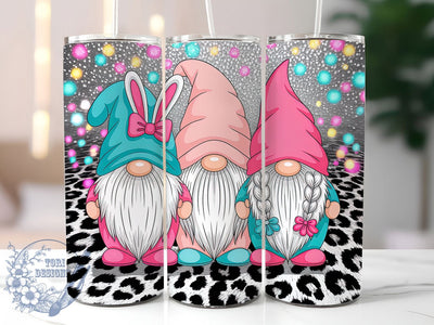 Festive Easter Gnome Bunny Tumbler, Cute Bunny Tumbler, Stylish 20oz Wrap, Sublimation Design, Trendy Gift Idea, Holiday Bunny Wrap, Festive Easter Gnome Tumbler Sublimation ToriDesigns 