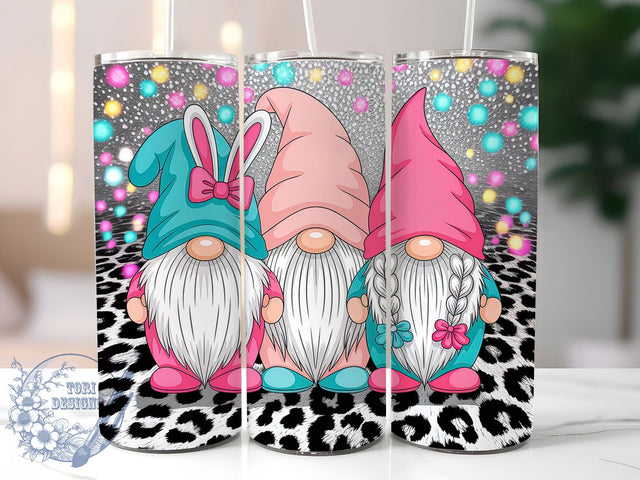 Festive Easter Gnome Bunny Tumbler, Cute Bunny Tumbler, Stylish 20oz Wrap, Sublimation Design, Trendy Gift Idea, Holiday Bunny Wrap, Festive Easter Gnome Tumbler Sublimation ToriDesigns 