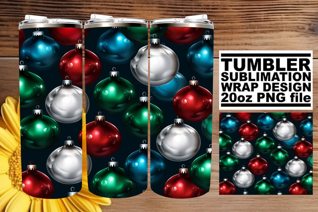 Festive Holiday Magic Tumbler - Winter 20oz Sublimation afrosvg 