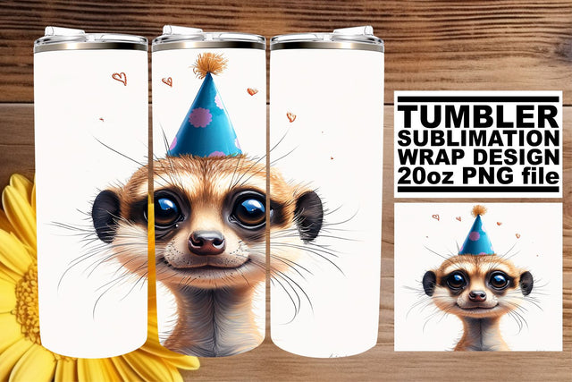 Festive Jungle Parade: Sublimation Tumbler Design Sublimation afrosvg 