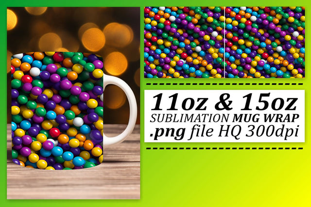 Festive Mardi Gras Sublimation for Your Mug Sublimation afrosvg 