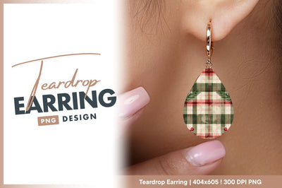 Festive plaid with pine branches and berries Sublimation Regulrcrative 