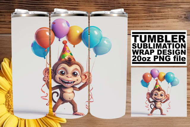 Festive Safari Spectacle: Sublimation Tumbler Wrap Sublimation afrosvg 