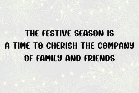 Festive Season Font Masyafi Studio 