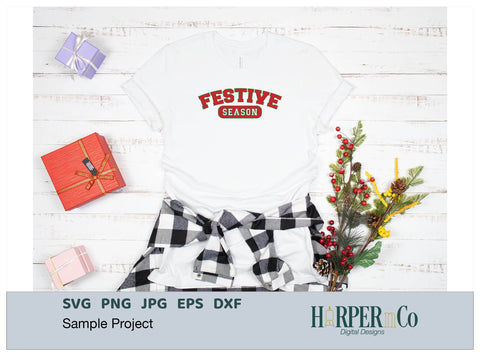 Festive Season SVG PNG Cut EPS File SVG HarperNCo 
