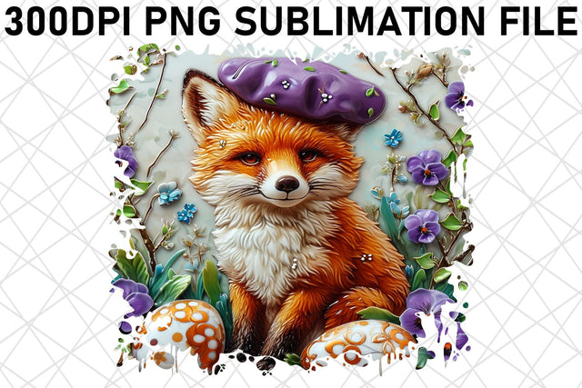 Festive Springtime 3D Critter PNG Sublimation afrosvg 