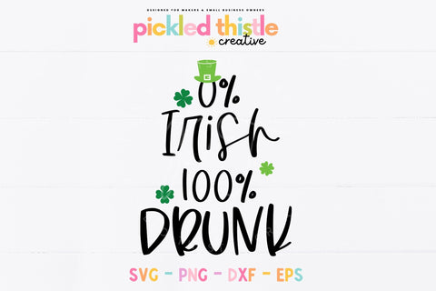 Festive St. Patrick's Day Drink SVG - Funny Irish SVG SVG Pickled Thistle Creative 