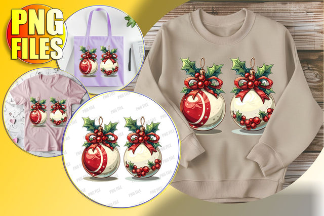 Festive Watercolor Clipart for Christmas Sublimation PNG Sublimation afrosvg 