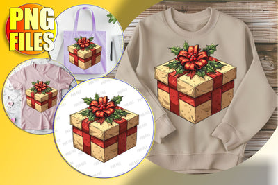 Festive Watercolor Holiday Clipart PNG Sublimation Sublimation afrosvg 