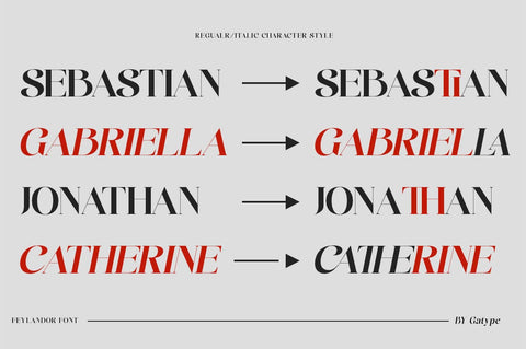 Feylandor Font gatype 