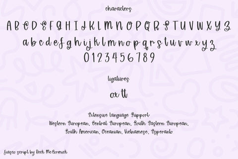 Fiasco Script Font Beck McCormick 