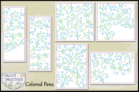 Fibonacci Scroll and Leaves - Single line Sketch | Draw Sketch DESIGN DrawnTogether with love 