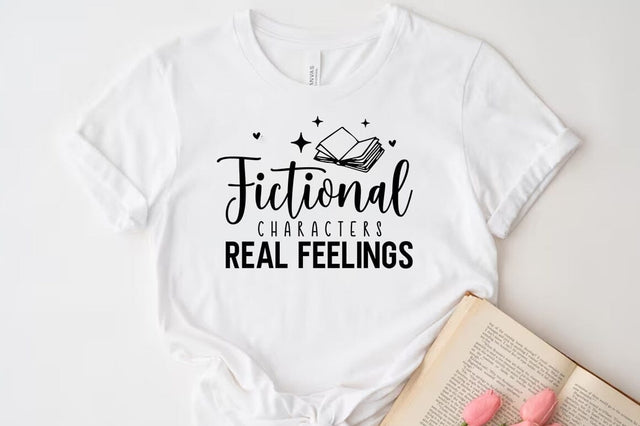 Fictional characters real feelings, Reading SVG SVG FiveStarCrafting 