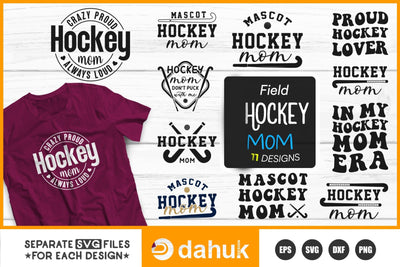 Field hockey mom svg, hockey mom svg, hockey svg, hockey gift svg, hockey player svg SVG dahukdesign 
