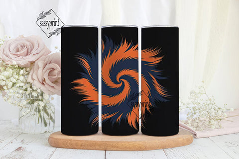 Fiery Fur 20oz Tumbler Wrap Sublimation sassyprint 