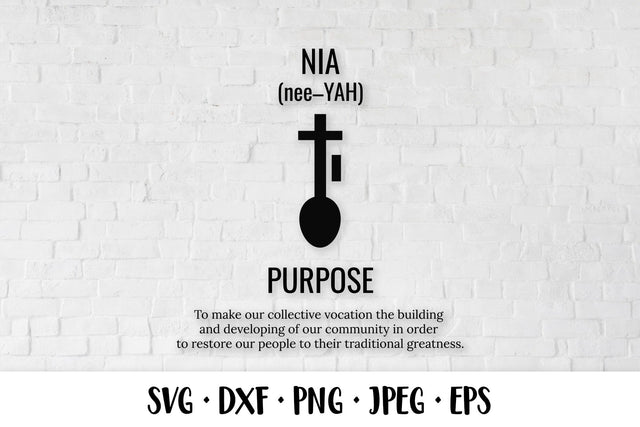 Fifth day of Kwanzaa SVG. Seven Principles of Kwanzaa sign SVG LaBelezoka 