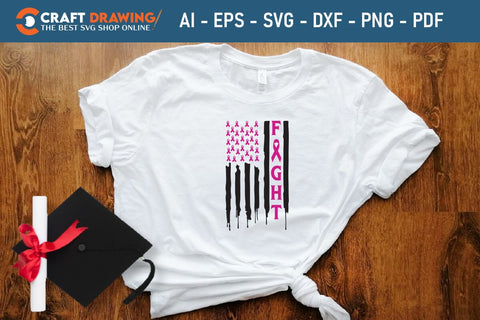 Fight Breast Cancer SVG, Pink Awareness Ribbon Svg, Heal Cancer Svg, Cancer Awareness Svg, Fight Cancer Svg, Cancer, Svg Files For Cricut SVG Debashish Barman 