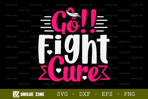 Fight Cancer SVG Fight Until You Win Tshirt Bundle Breast Cancer Quote Design SVG Unique Zone 