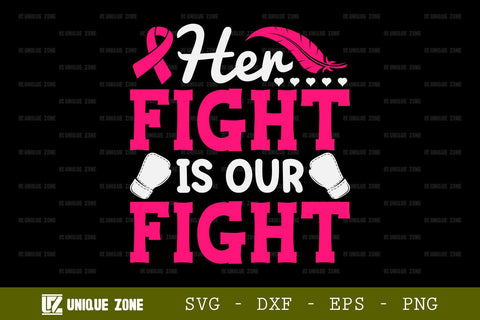 Fight Cancer SVG Fight Until You Win Tshirt Bundle Breast Cancer Quote Design SVG Unique Zone 