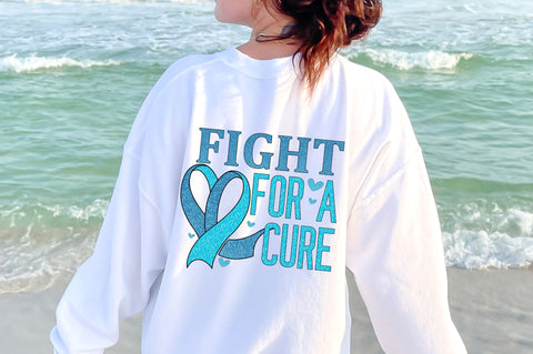Fight for a cure png design Sublimation Regulrcrative 