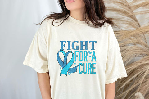 Fight for a cure png design Sublimation Regulrcrative 